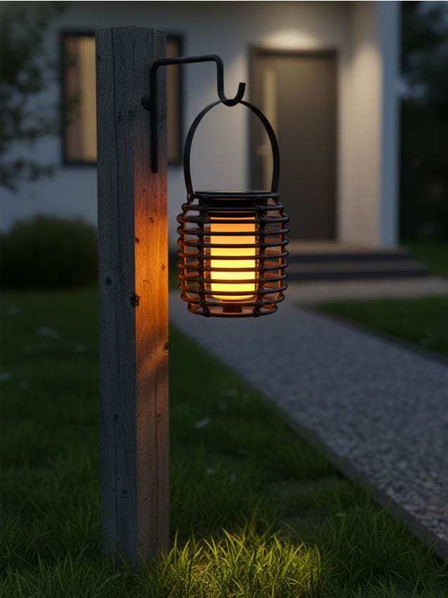 Sinsay - Lampion LED solar suspendat - negru