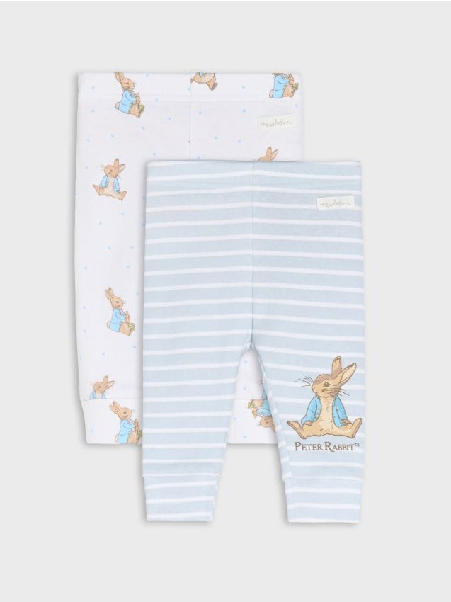 Sinsay - Set 2 colanți din bumbac Peter Rabbit - alb