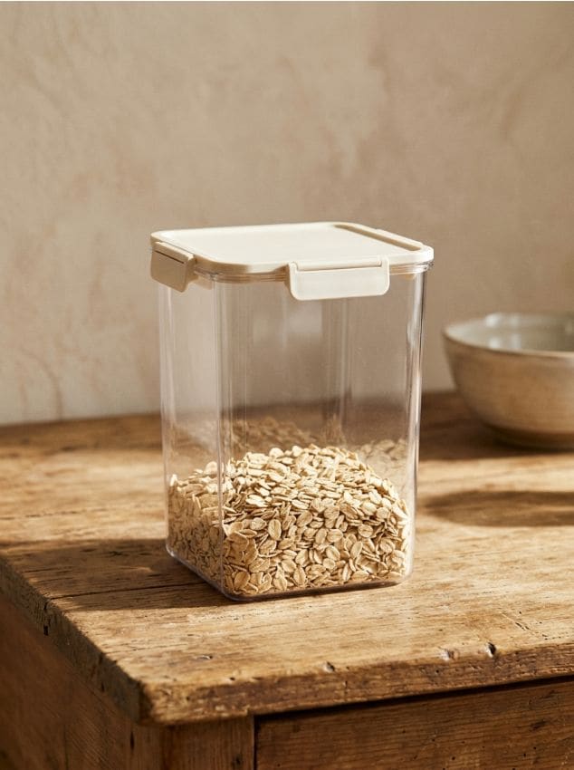 Sinsay - Recipient pentru alimente cu capac - crem