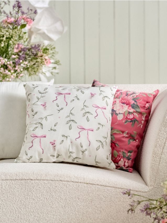 Sinsay - Pernă decorativă 45x45 - alb