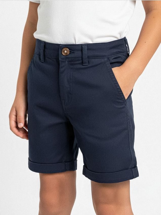 Sinsay - Rifľové kraťasy - tmavomodrá