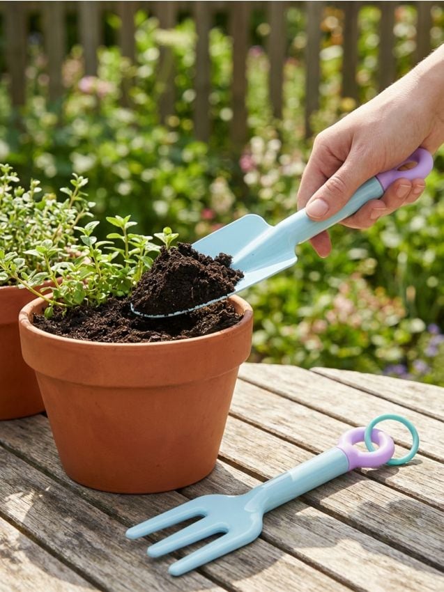 Sinsay - Set de unelte de grădină 2 pack - light blue