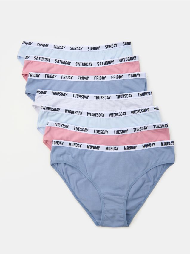 Sinsay - Nohavičky 7 pack - viacfarebná