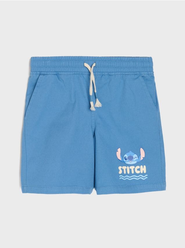 Shorts aus Denim Stitch
