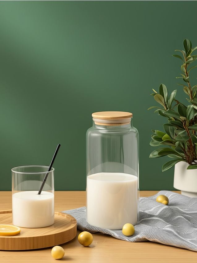 Sinsay - Recipient pentru alimente cu capac - bej