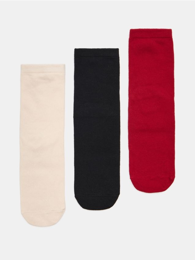 Sinsay - Pamučne čarape s mašnicama 3 pack