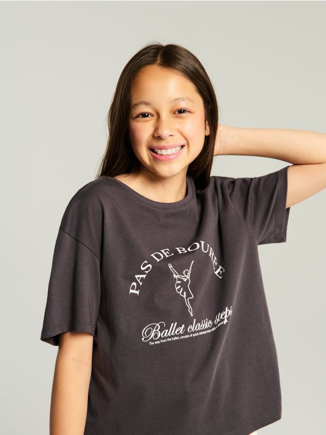 T-Shirt mit Print - SINSAY