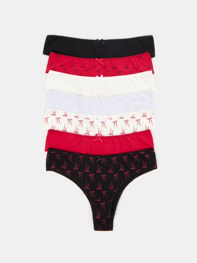 Sinsay - Brazílske nohavičky 7 pack - viacfarebná