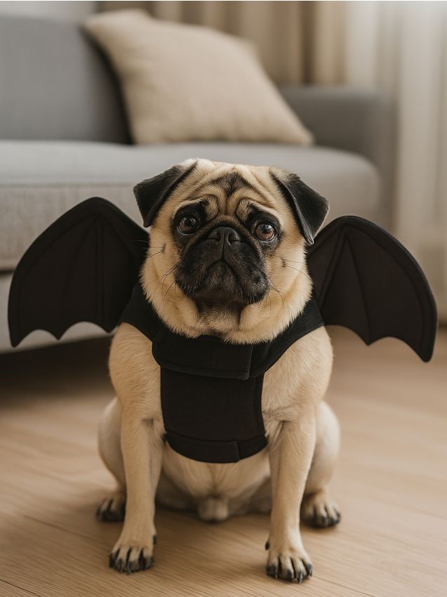 Sinsay - Halloweensky kostým pre psa a mačku - čierna