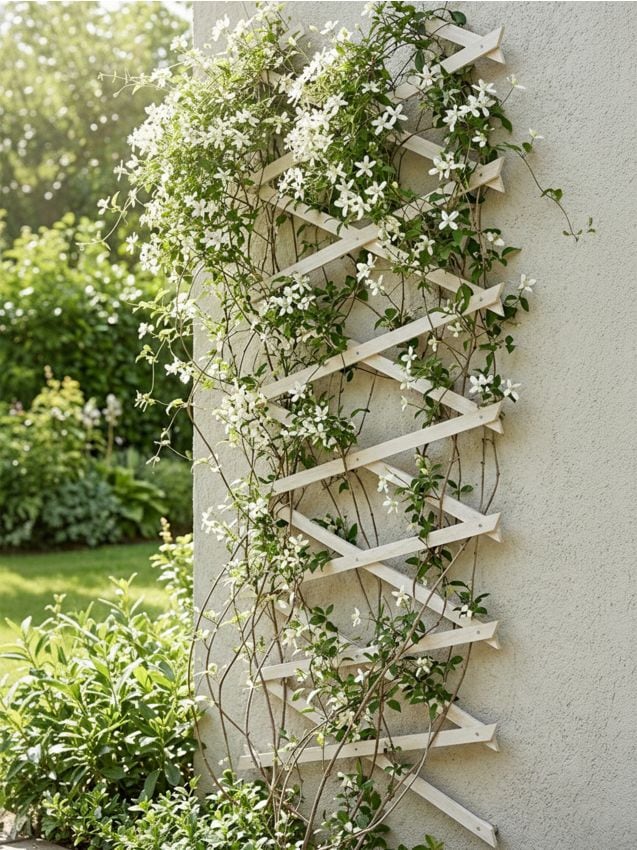 Sinsay - Suport pliabil din lemn pentru flori - alb