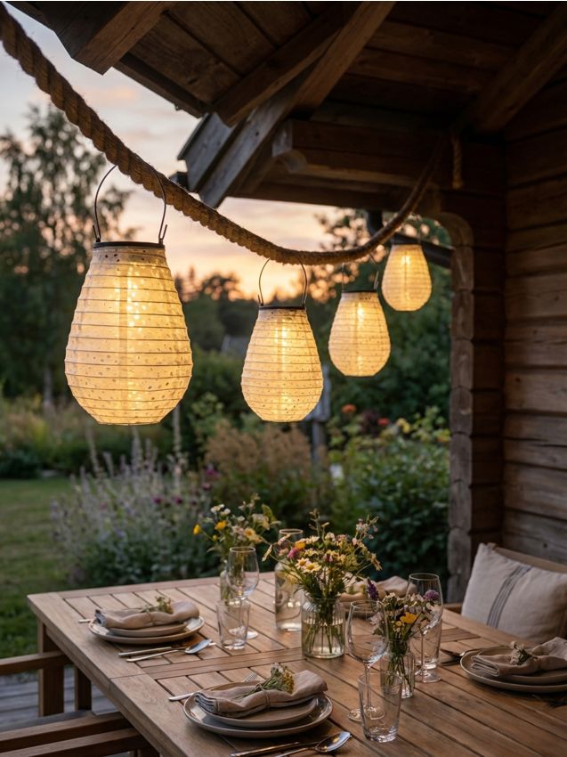 Sinsay - Lampion solar LED cu mâner - alb