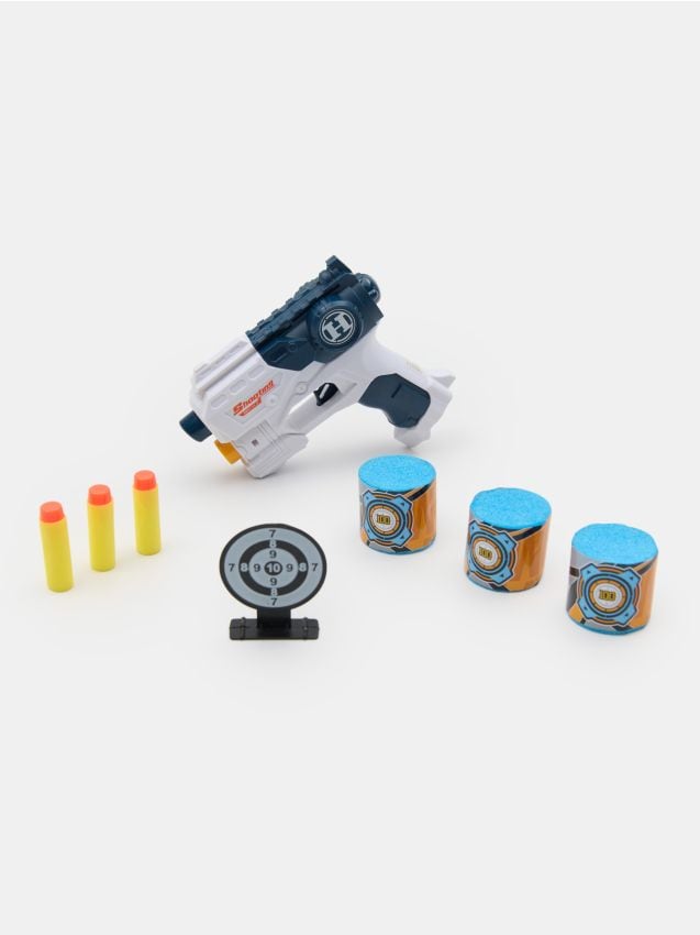 Sinsay - Hračkárska pištoľ na penové náboje s príslušenstvom - viacfarebná