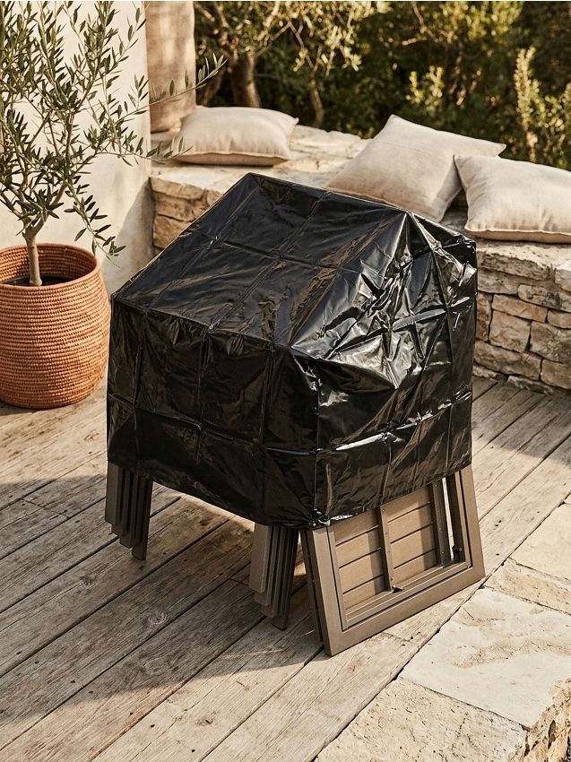 Sinsay - Husă de protecție împotriva ploii pentru grădină - gri-închis