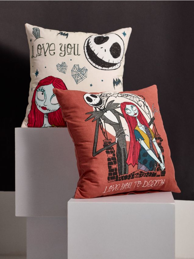 Sinsay - Fețe de pernă din bumbac 2 pack Nightmare Before Christmas - multicolor