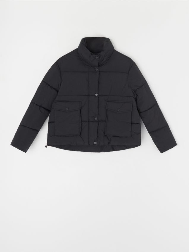 Sinsay - Geacă puffer matlasată - negru