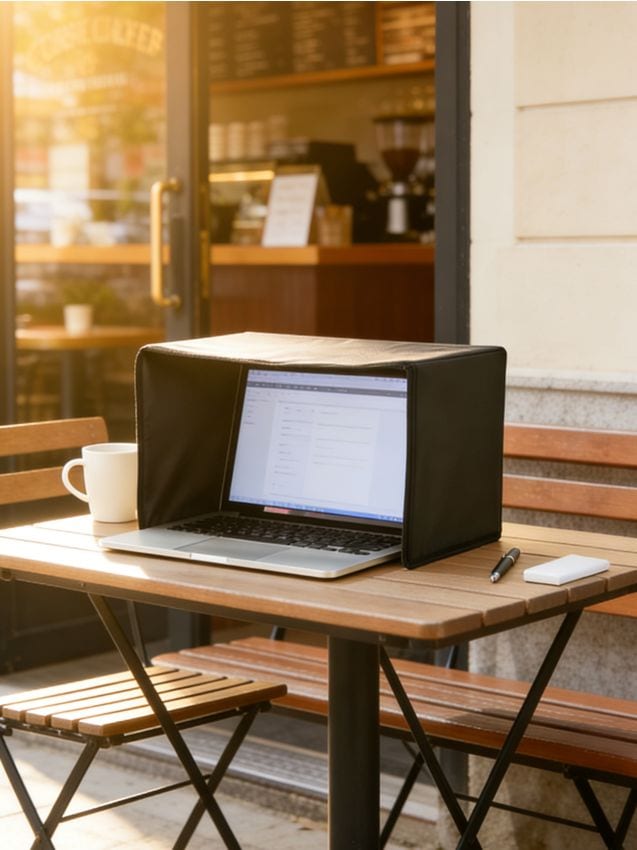 Sinsay - Parasolar pentru laptop - negru