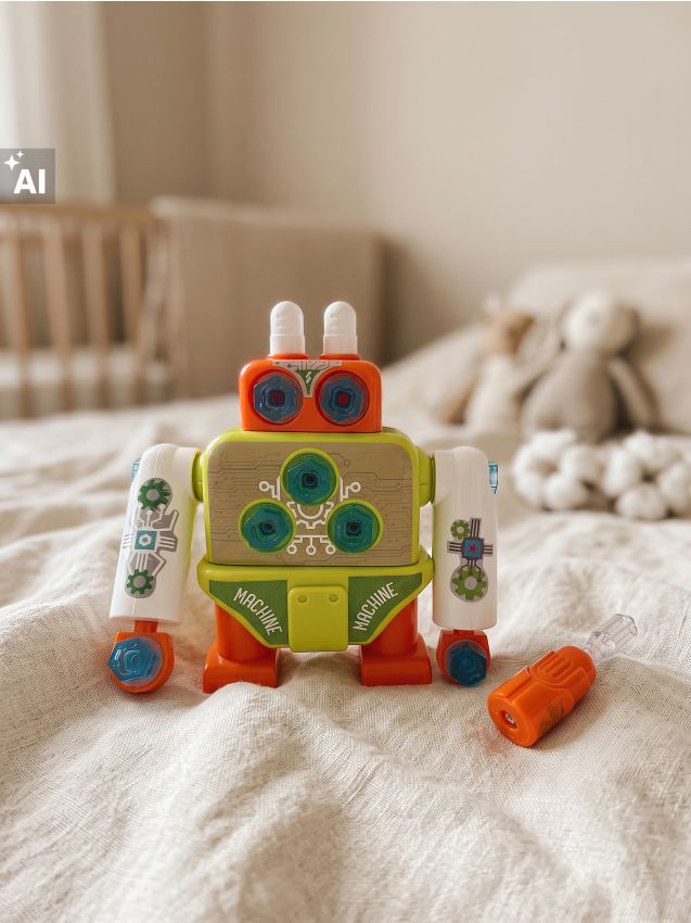 Sinsay - Robot de asamblat cu șurubelniță - multicolor