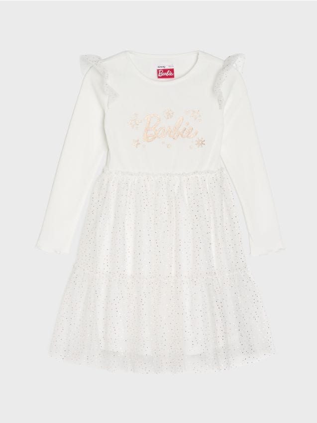 Sinsay - Rochie mini Barbie - crem
