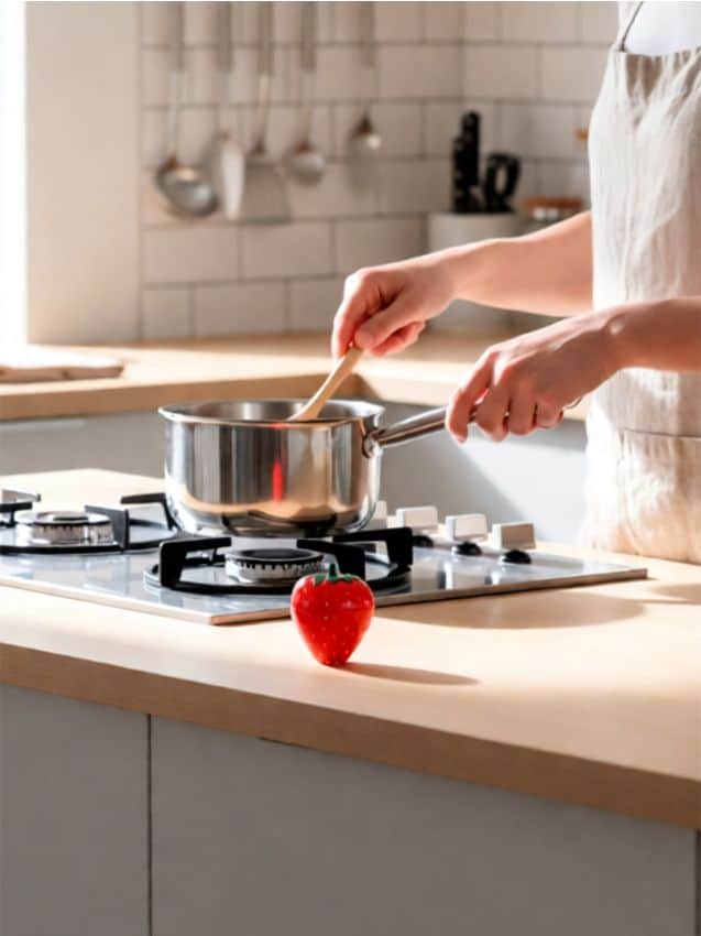 Sinsay - Cronometru în formă de căpșună - roșu