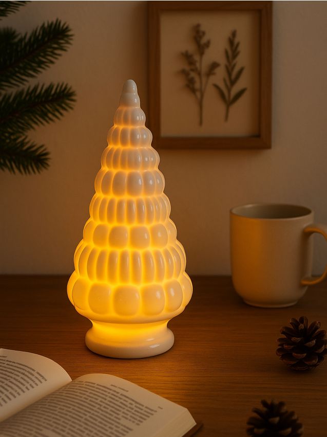 Sinsay - LED lampička v tvare vianočného stromčeka - biela