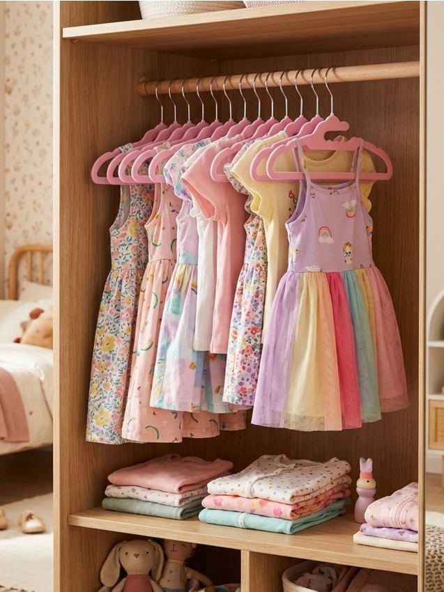 Sinsay - Set de 10 umerașe - roz-pastel