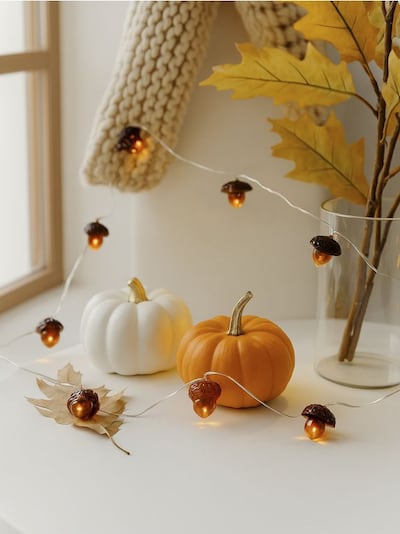 LED světýlka ve tvaru žaludu