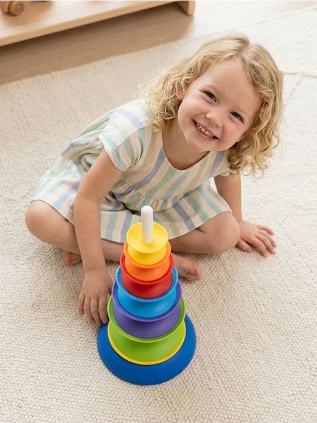 Sinsay - Jucărie pentru stivuirea inelelor pe suport - multicolor