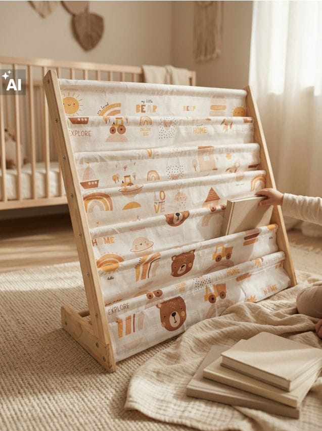 Sinsay - Raft pentru cărți pentru copii - multicolor