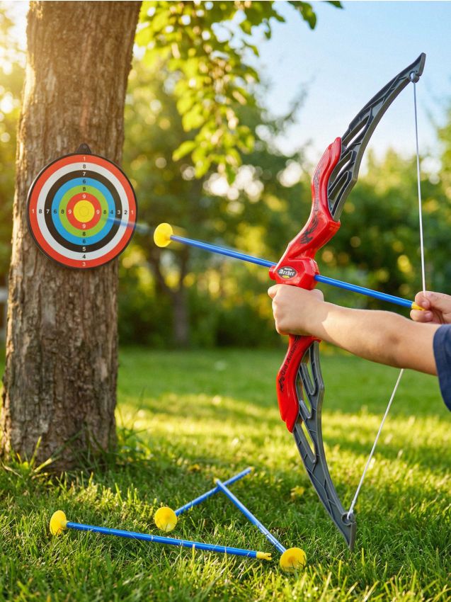 Sinsay - Jucărie - Arc și săgeți pentru tras - multicolor