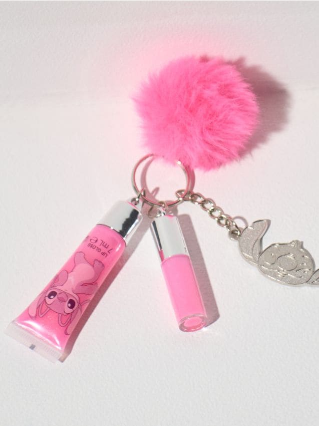 Sinsay - Luciu de buze și ulei de buze Stitch - roz-pastel