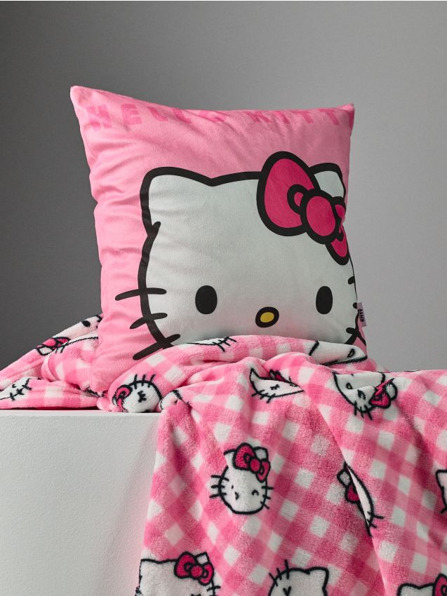 Sinsay - Față de pernă Hello Kitty - roz-pastel