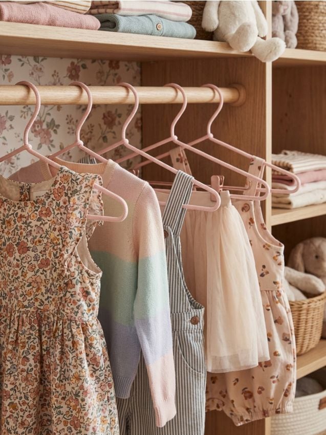 Sinsay - Umerașe set de 5 - roz-pastel