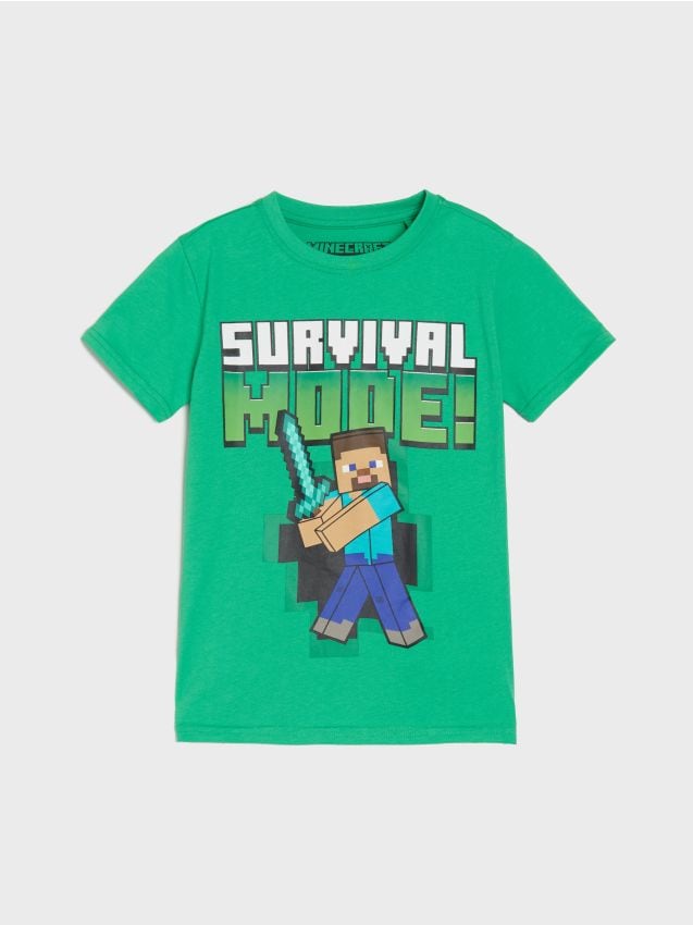 Majica s tiskom Minecraft - SINSAY