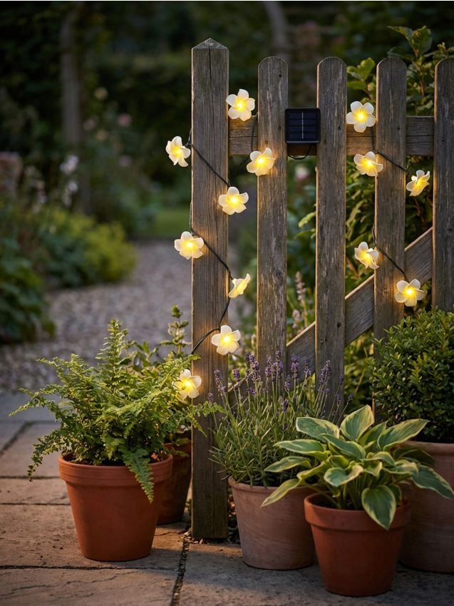 Sinsay - Lumini solare LED în formă de flori - multicolor