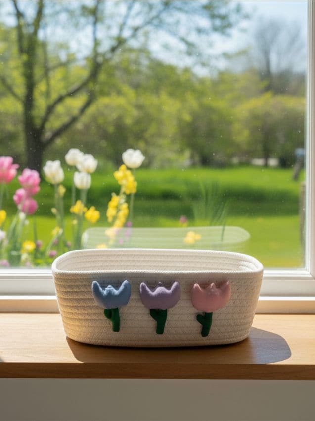 Sinsay - Coș de depozitare împletit - multicolor