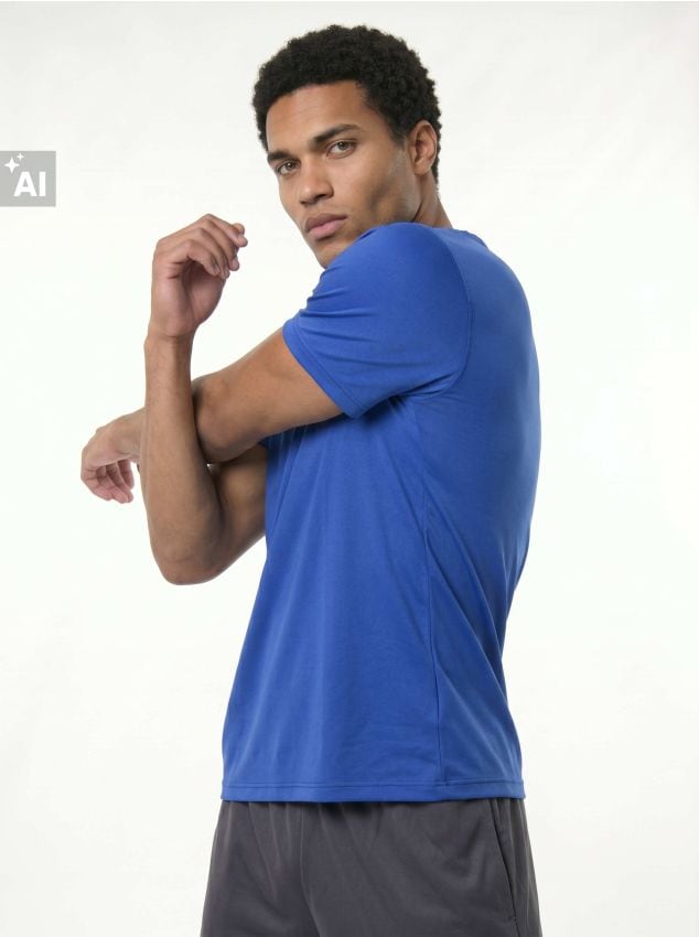 Sinsay - Tricou sport SNSY PERFORMANCE - albastru