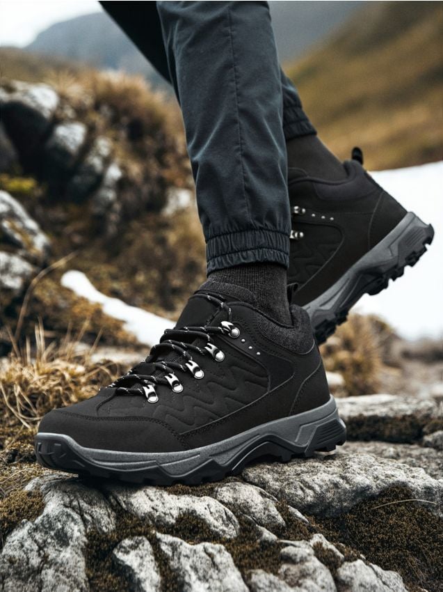 Sinsay - Turistické topánky - čierna