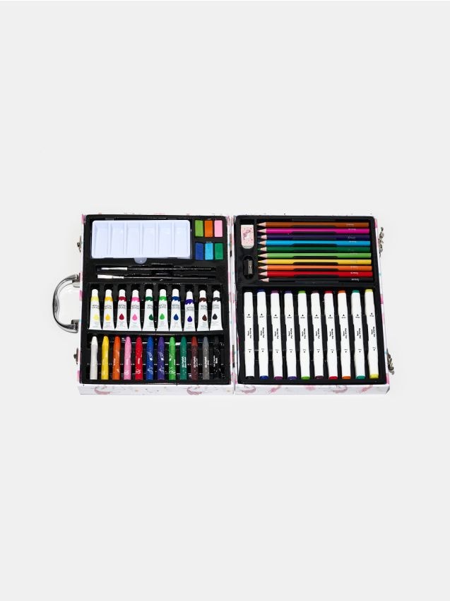 Sinsay - Set artistic în valiză cu unicorni 54 pack - multicolor