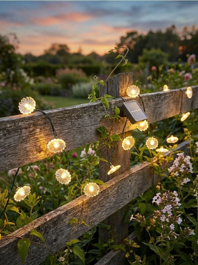 Sinsay - Lămpi solare LED de grădină în formă de flori - alb