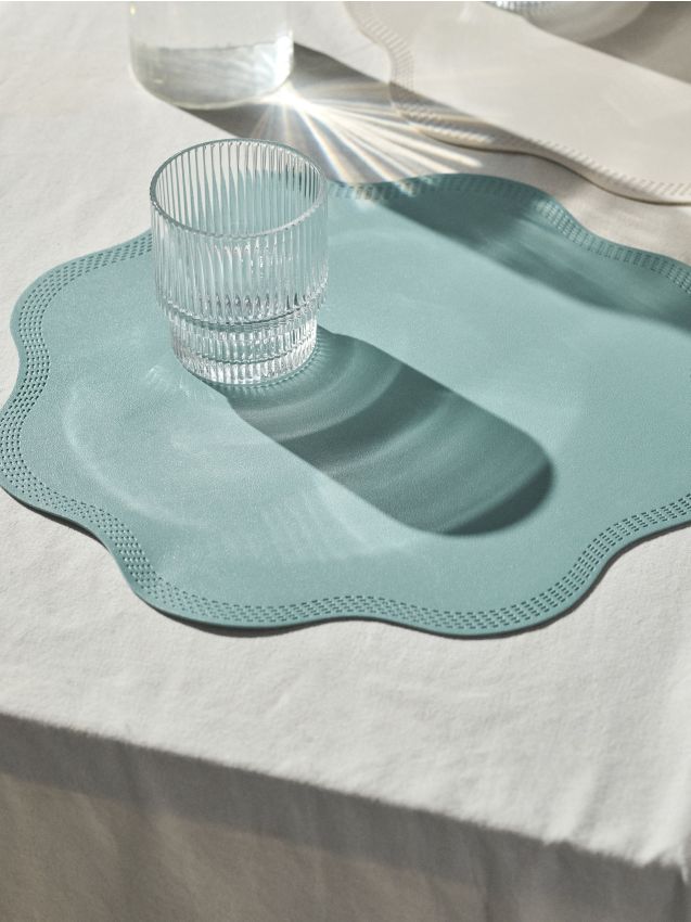 Sinsay - Suport de masă cu formă ondulată - verde-pal