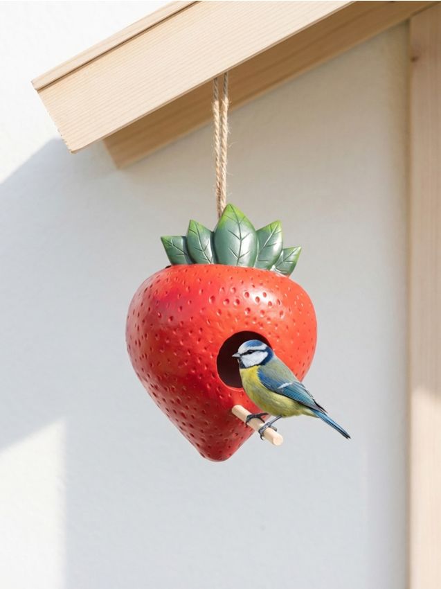 Sinsay - Hrănitor pentru păsări în formă de căpșună - roșu