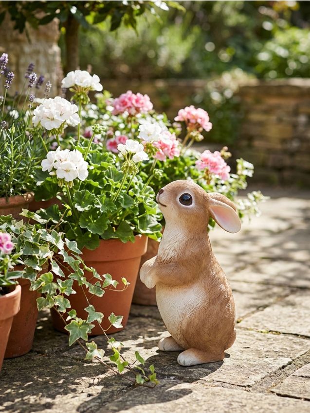 Sinsay - Decorațiune de grădină în formă de iepure - chihlimbariu