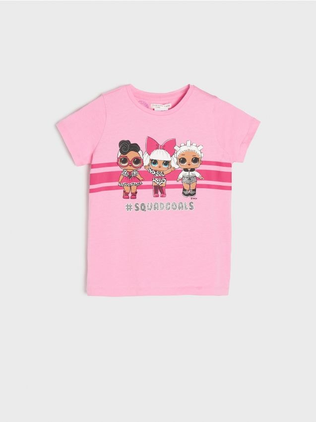 LOL Surprise T shirt Color pink SINSAY 9919C 30X
