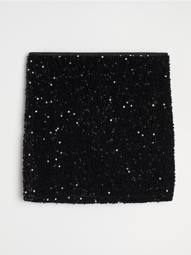 Sinsay Sinsay - Mini φούστα - μαυρο