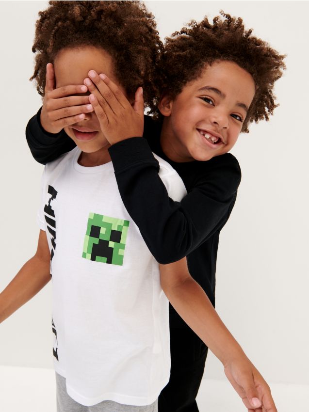 Minecraft T shirt Color white SINSAY 9928C 00X