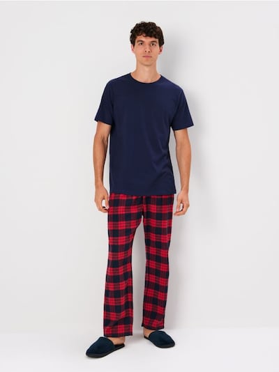 Двокомплектна бавовняна піжама