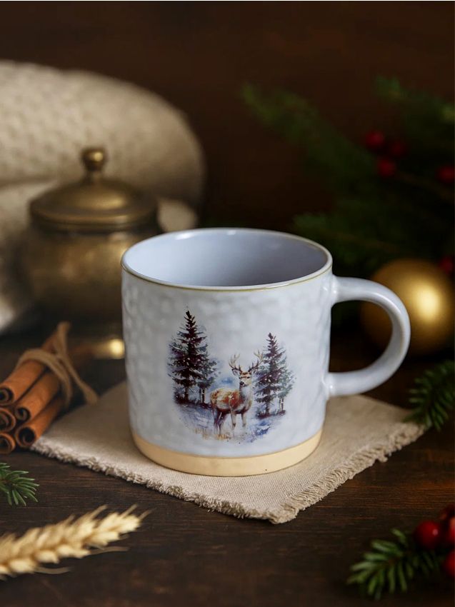 Sinsay Sinsay - Κούπα με γιορτινό θέμα - ανοιχτο μπλε