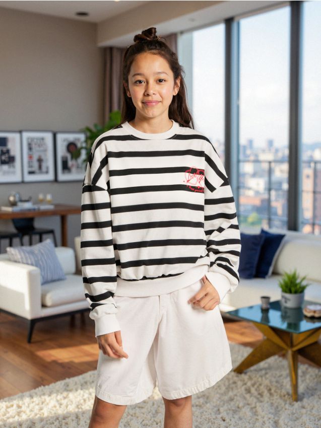 Sinsay - Mikina crewneck - viacfarebná
