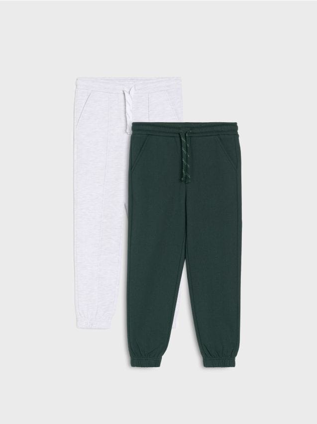 Sinsay - Pantaloni 2 pack - gri deschis