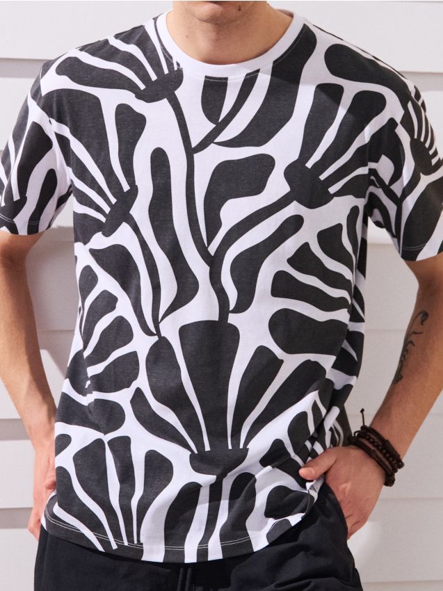 Sinsay - Tricou - alb